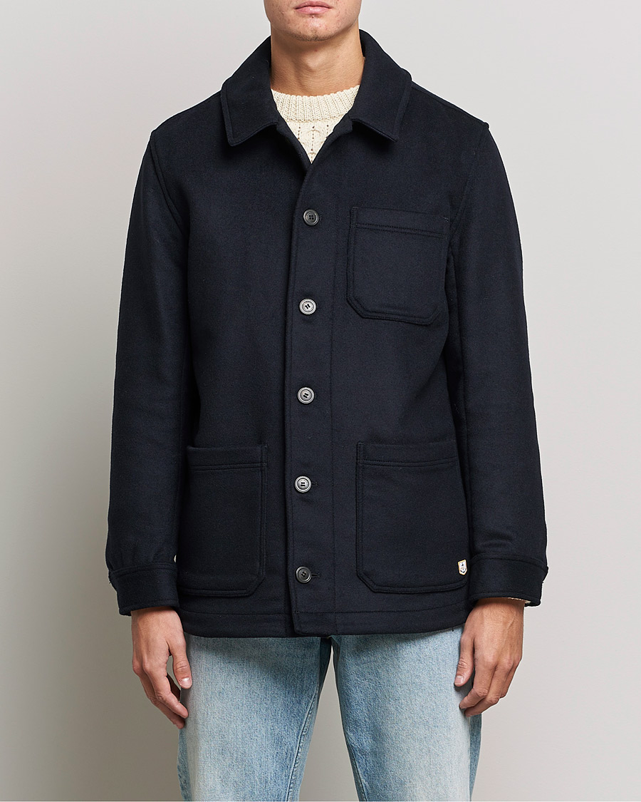 Hombres | Abrigos y chaquetas | Armor-lux | Veste Heriagte Wool Jacket Navy