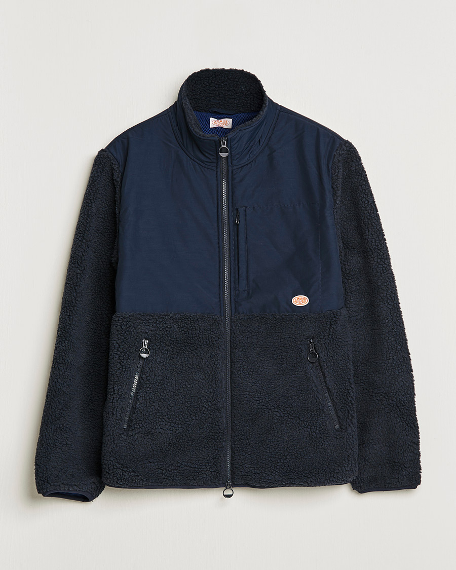 Hombres | Jerséis y prendas de punto | Armor-lux | Sherpa Fleece Jacket Navy