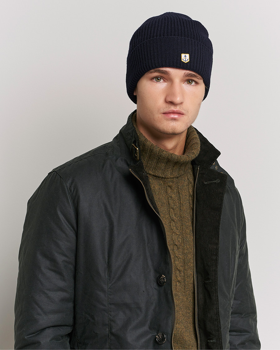 Hombres | Armor-lux Bonnet Héritage Beanie Navy | Armor-lux | Bonnet Héritage Beanie Navy