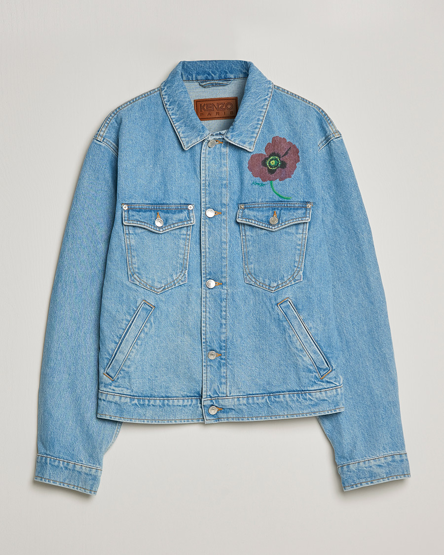 Hombres | Abrigos y chaquetas | KENZO | Trucker Denim Jacket Sky Blue