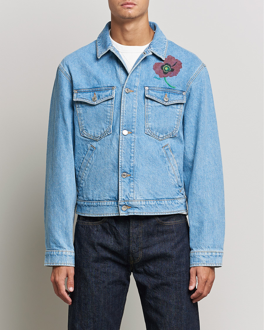 Hombres | Abrigos y chaquetas | KENZO | Trucker Denim Jacket Sky Blue