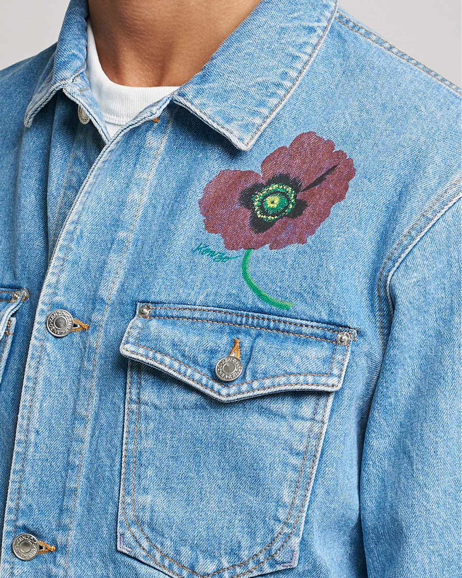 Hombres | Abrigos y chaquetas | KENZO | Trucker Denim Jacket Sky Blue