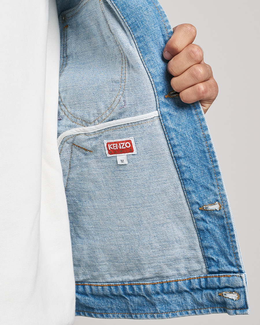 Hombres | Abrigos y chaquetas | KENZO | Trucker Denim Jacket Sky Blue