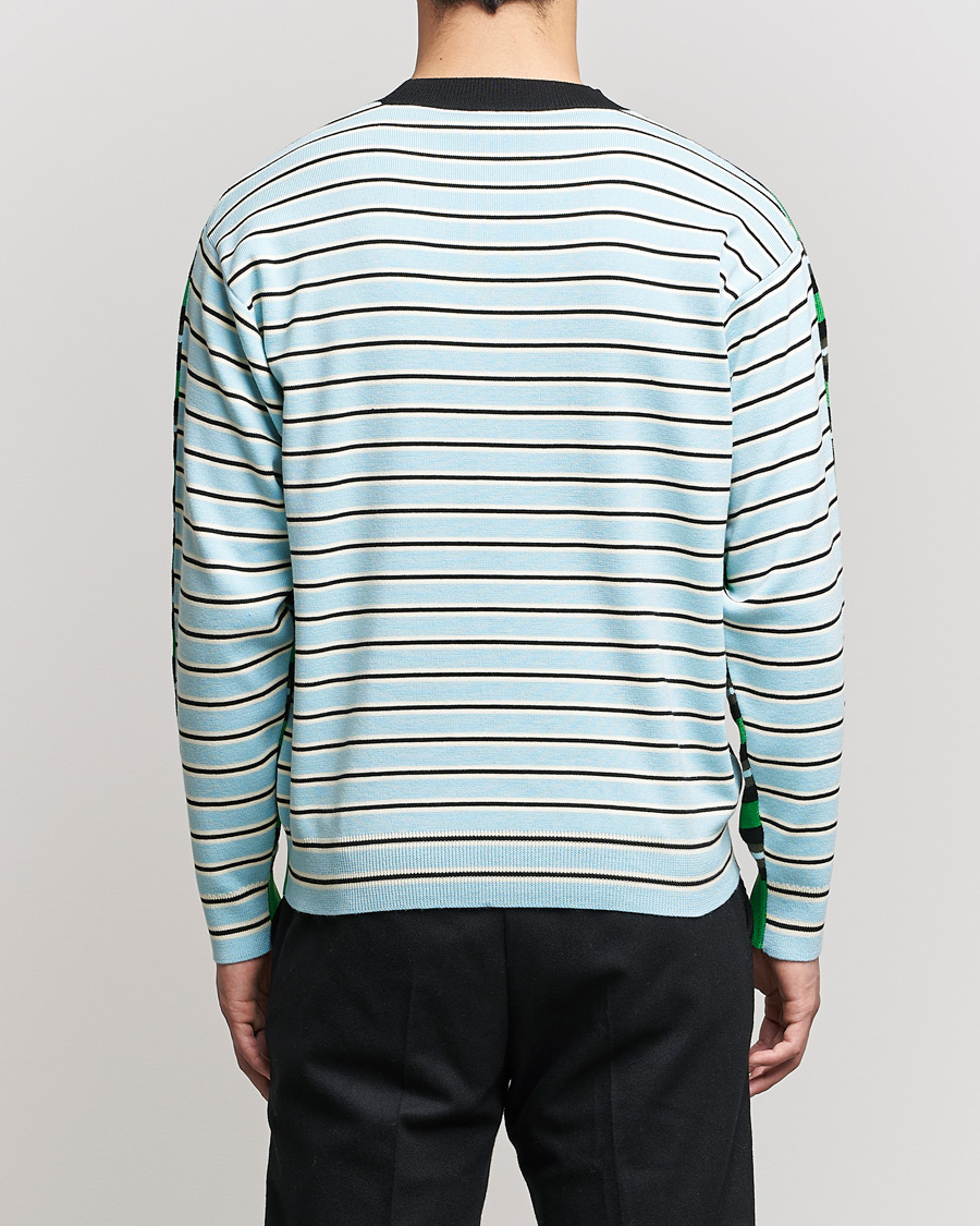 Hombres | Jerséis y prendas de punto | KENZO | Stripes Wool Knitted Jumper Grass Green