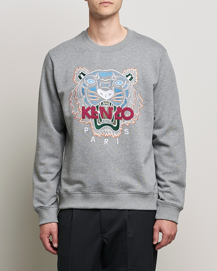 Hombres | Jerséis y prendas de punto | KENZO | Icon Tiger Sweatshirt Grey