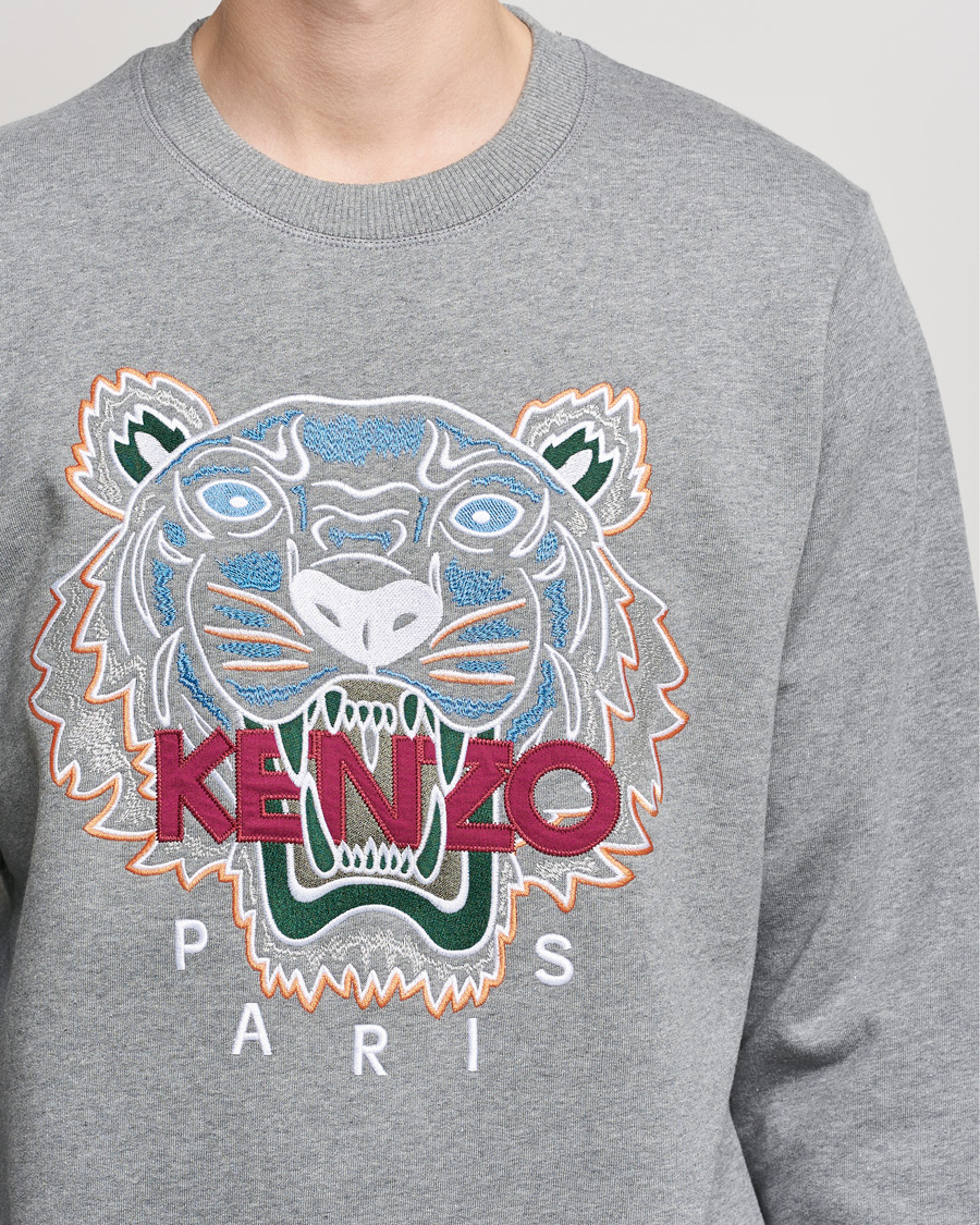 Hombres | Jerséis y prendas de punto | KENZO | Icon Tiger Sweatshirt Grey
