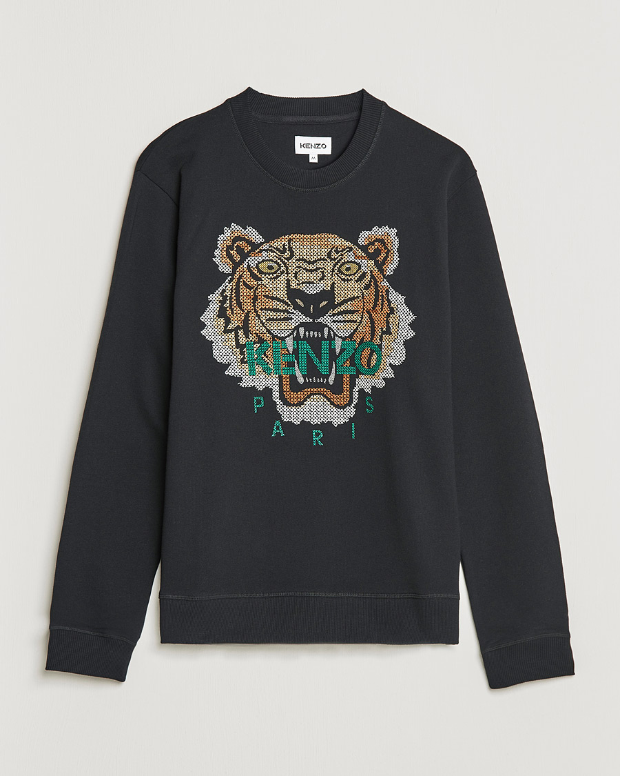 Hombres | Jerséis y prendas de punto | KENZO | Original Tiger Sweatshirt Black