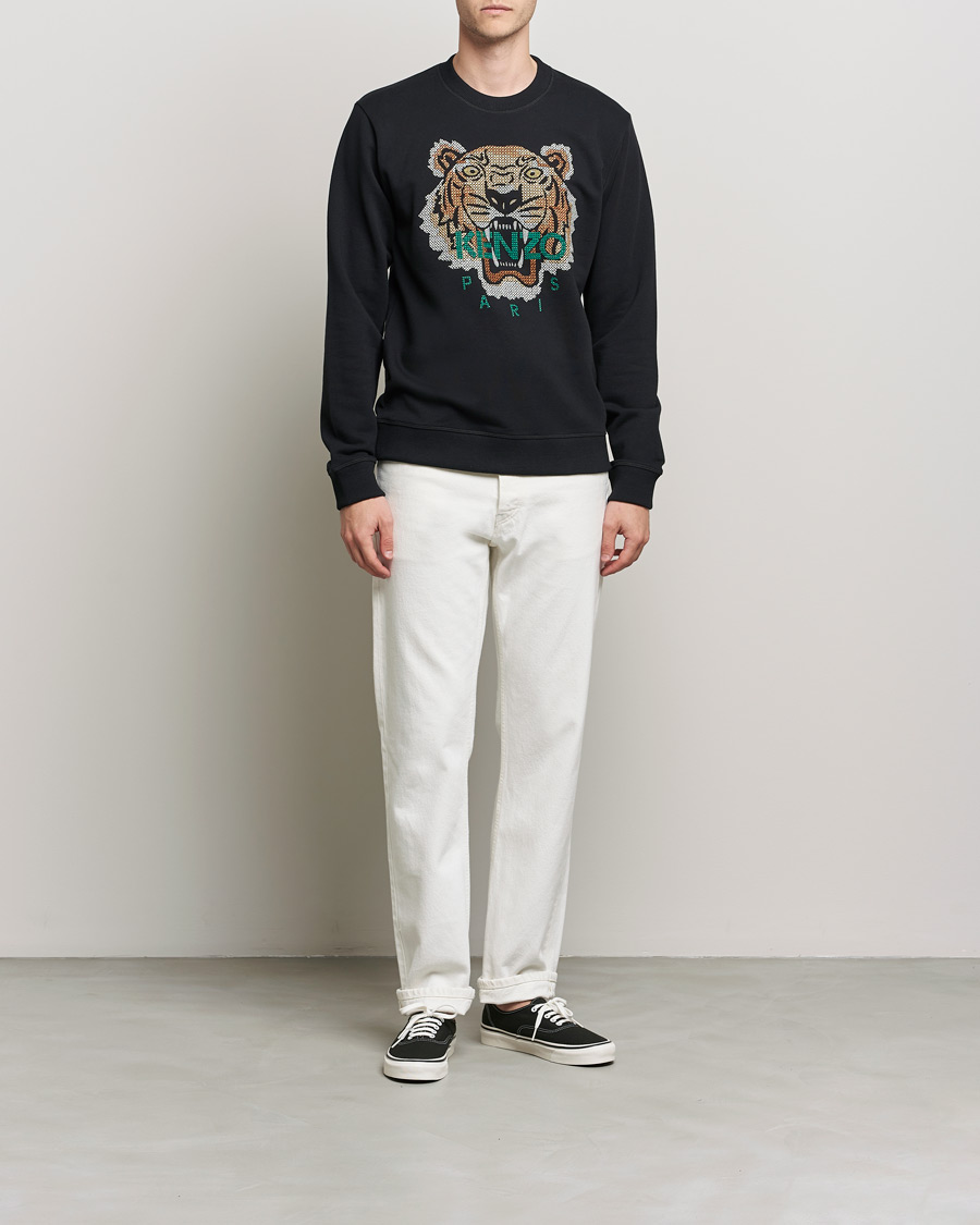Hombres | Jerséis y prendas de punto | KENZO | Original Tiger Sweatshirt Black