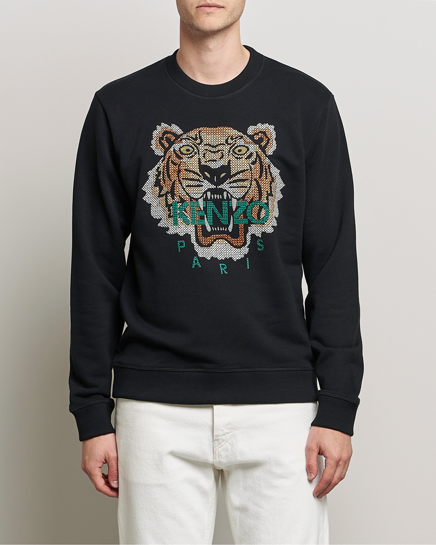 Hombres | Jerséis y prendas de punto | KENZO | Original Tiger Sweatshirt Black