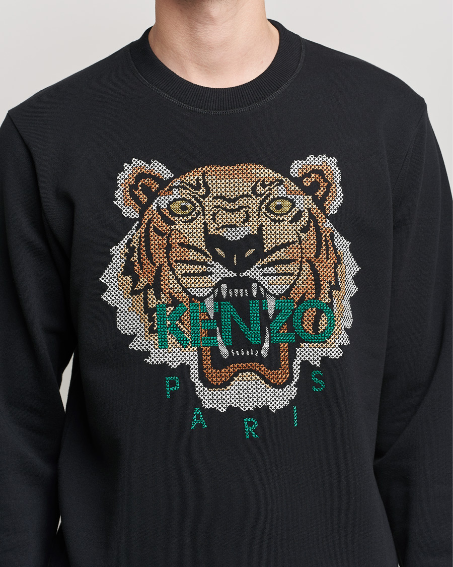 Hombres | Jerséis y prendas de punto | KENZO | Original Tiger Sweatshirt Black