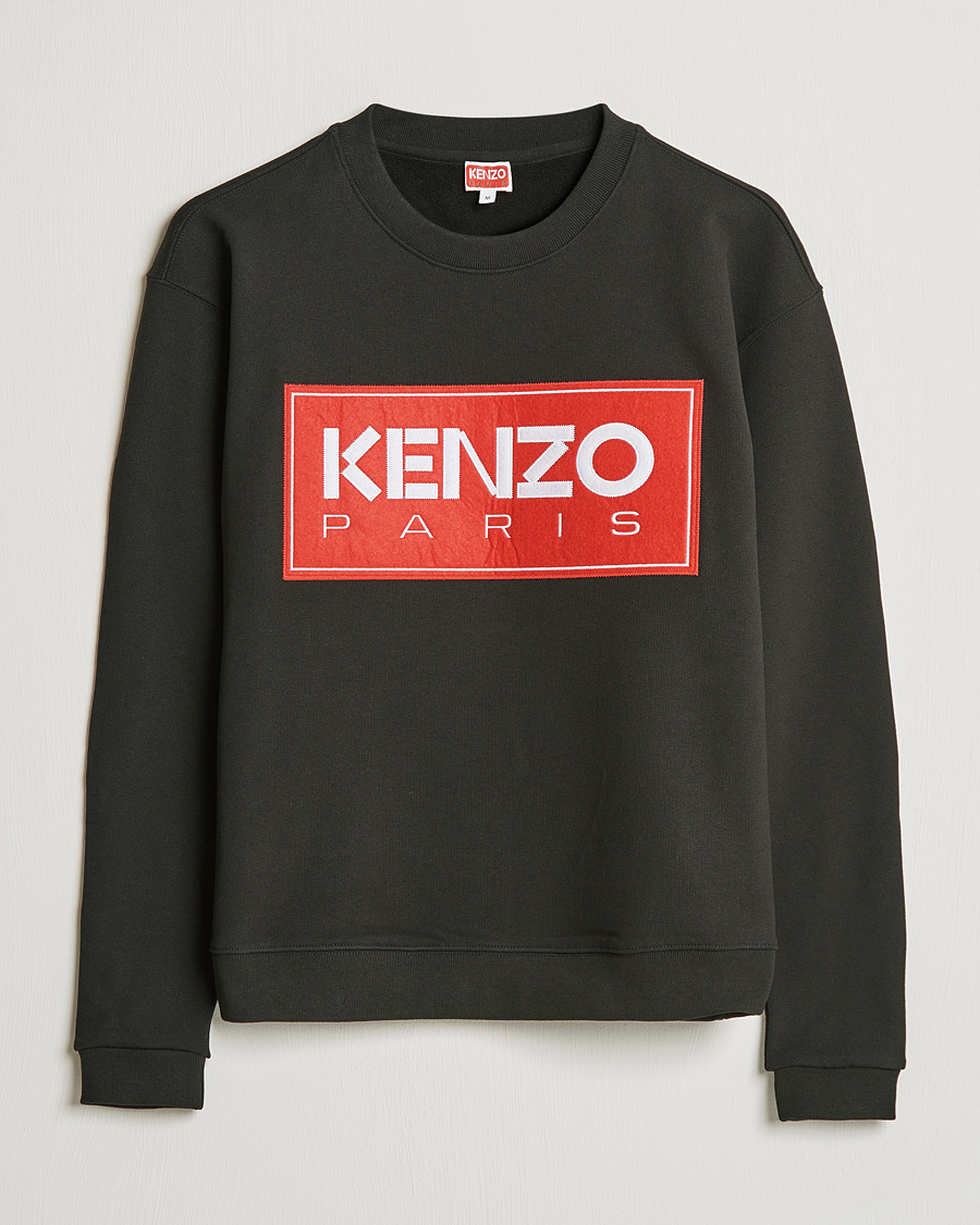 Hombres | Jerséis y prendas de punto | KENZO | Paris Classic Crew Neck Sweatshirt Black