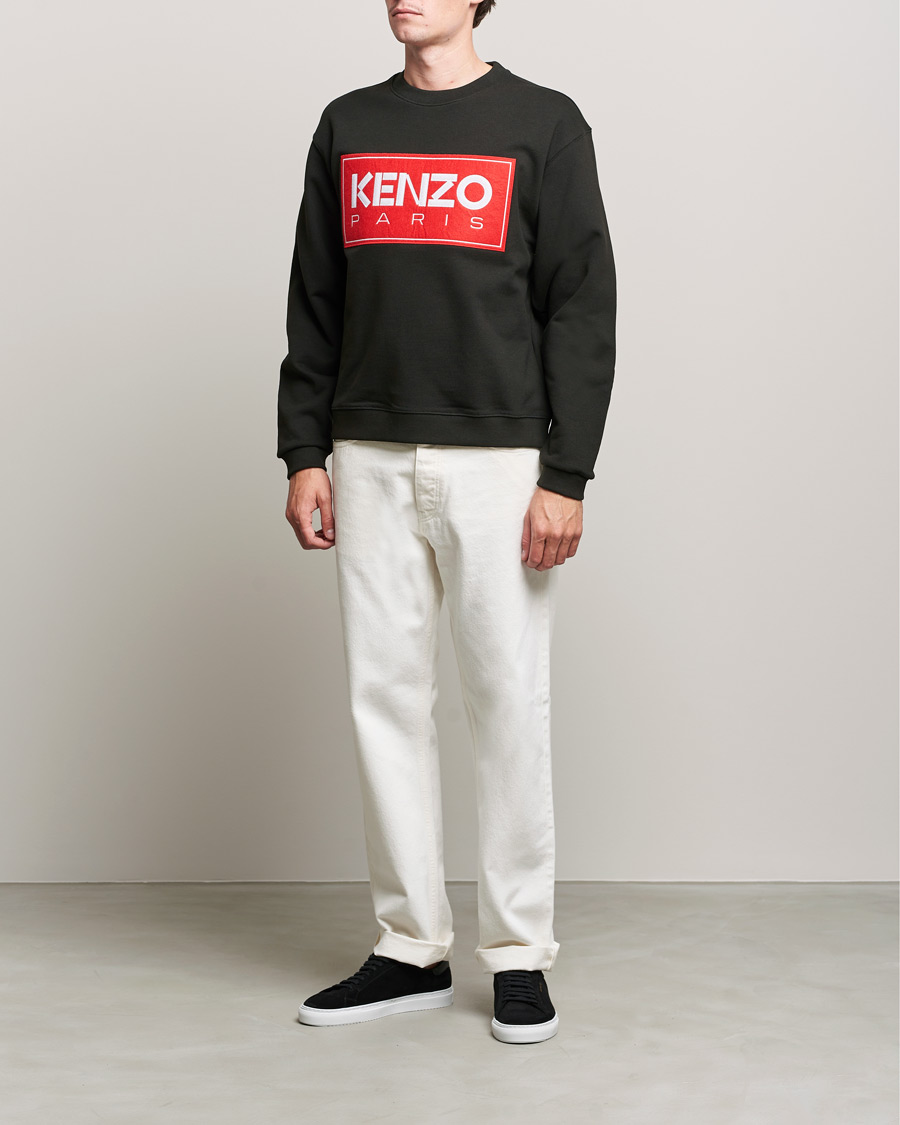 Hombres | Jerséis y prendas de punto | KENZO | Paris Classic Crew Neck Sweatshirt Black