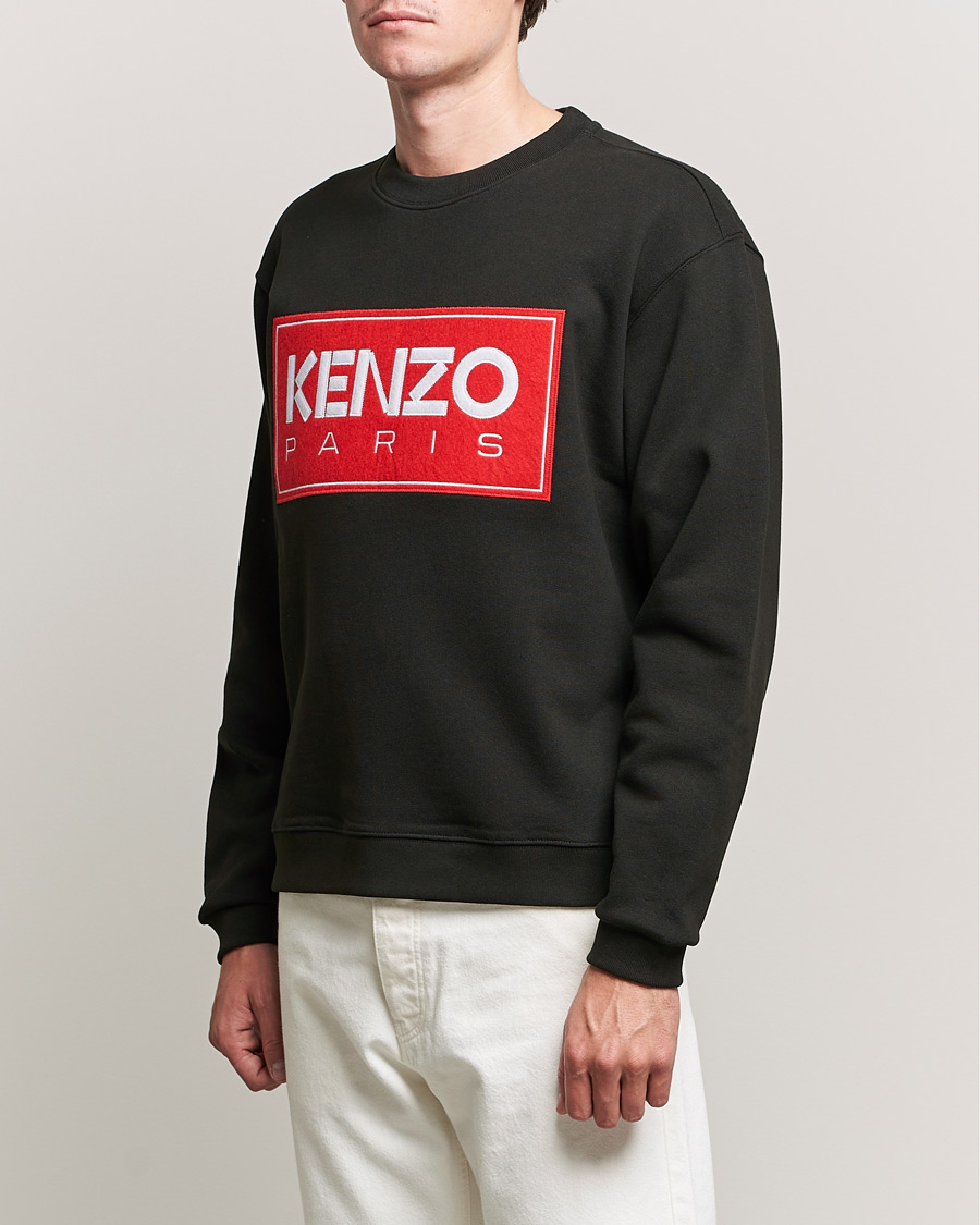 Hombres | Jerséis y prendas de punto | KENZO | Paris Classic Crew Neck Sweatshirt Black