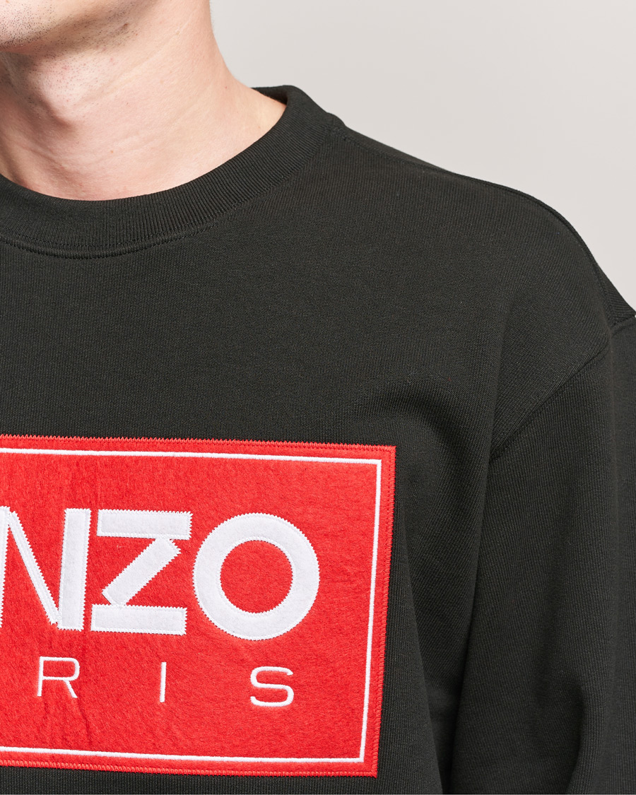 Hombres | Jerséis y prendas de punto | KENZO | Paris Classic Crew Neck Sweatshirt Black