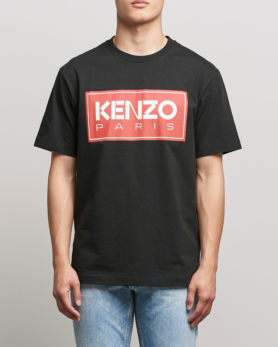 Hombres | Camisetas | KENZO | Paris Classic Tee Black