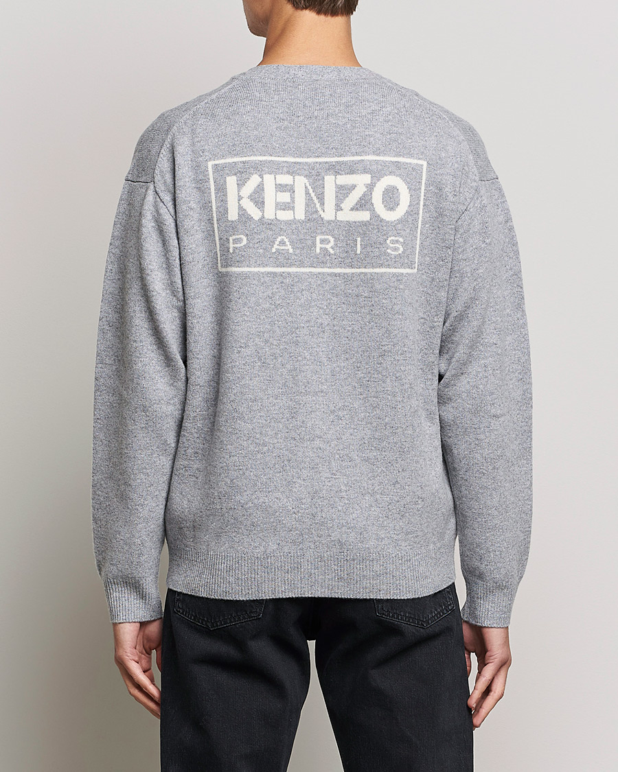 Hombres | Jerséis y prendas de punto | KENZO | Wool Cardigan Misty Grey