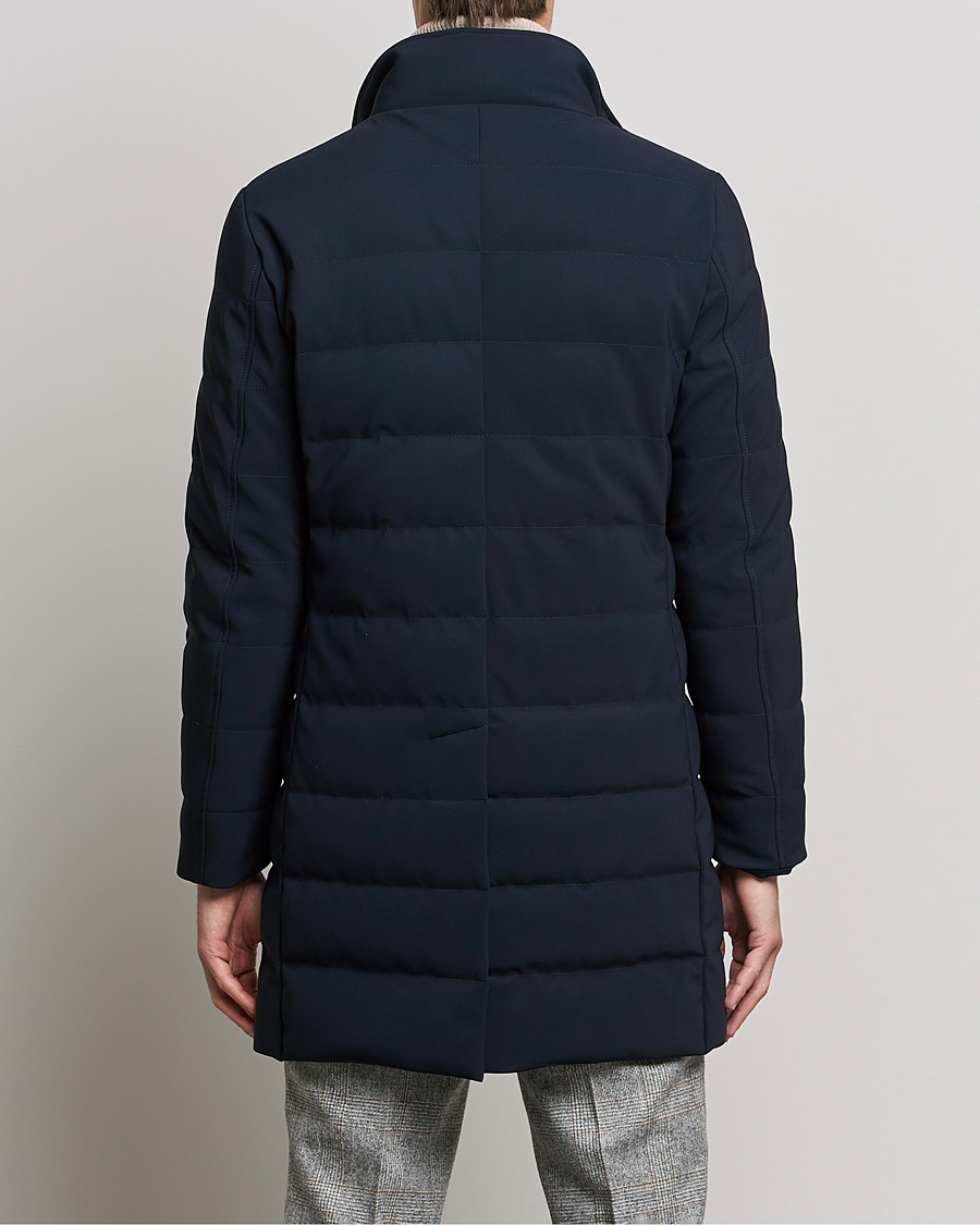 Hombres | Abrigos y chaquetas | Kiton | Technical Down Coat Navy