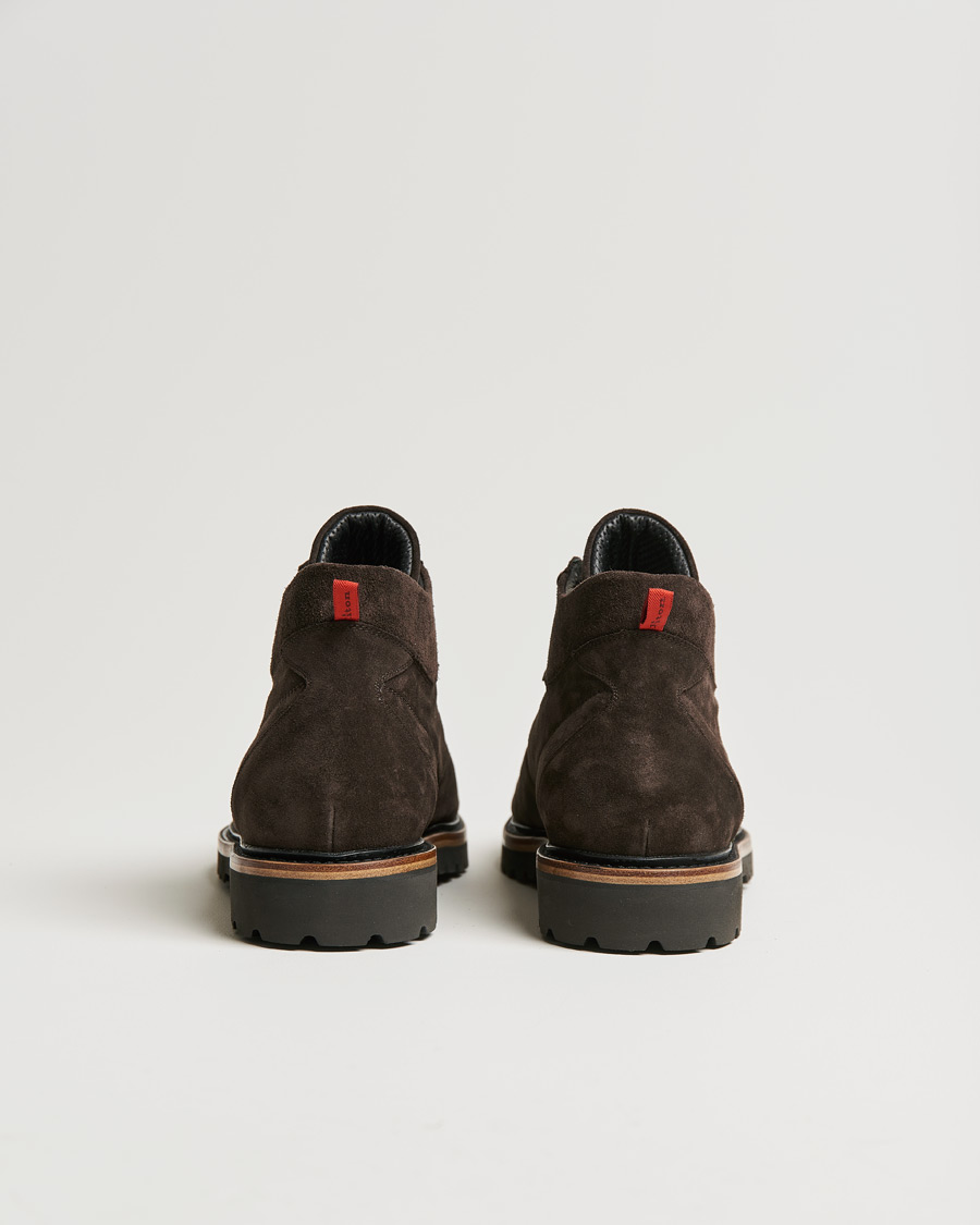 Hombres | Kiton St Moritz Winter Boots Dark Brown Suede | Kiton | St Moritz Winter Boots Dark Brown Suede