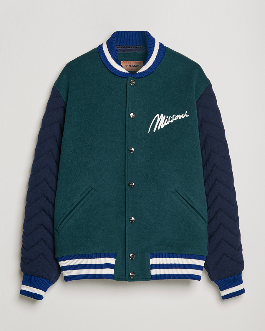 Hombres | Abrigos y chaquetas | Missoni | Varsity Jacket Navy