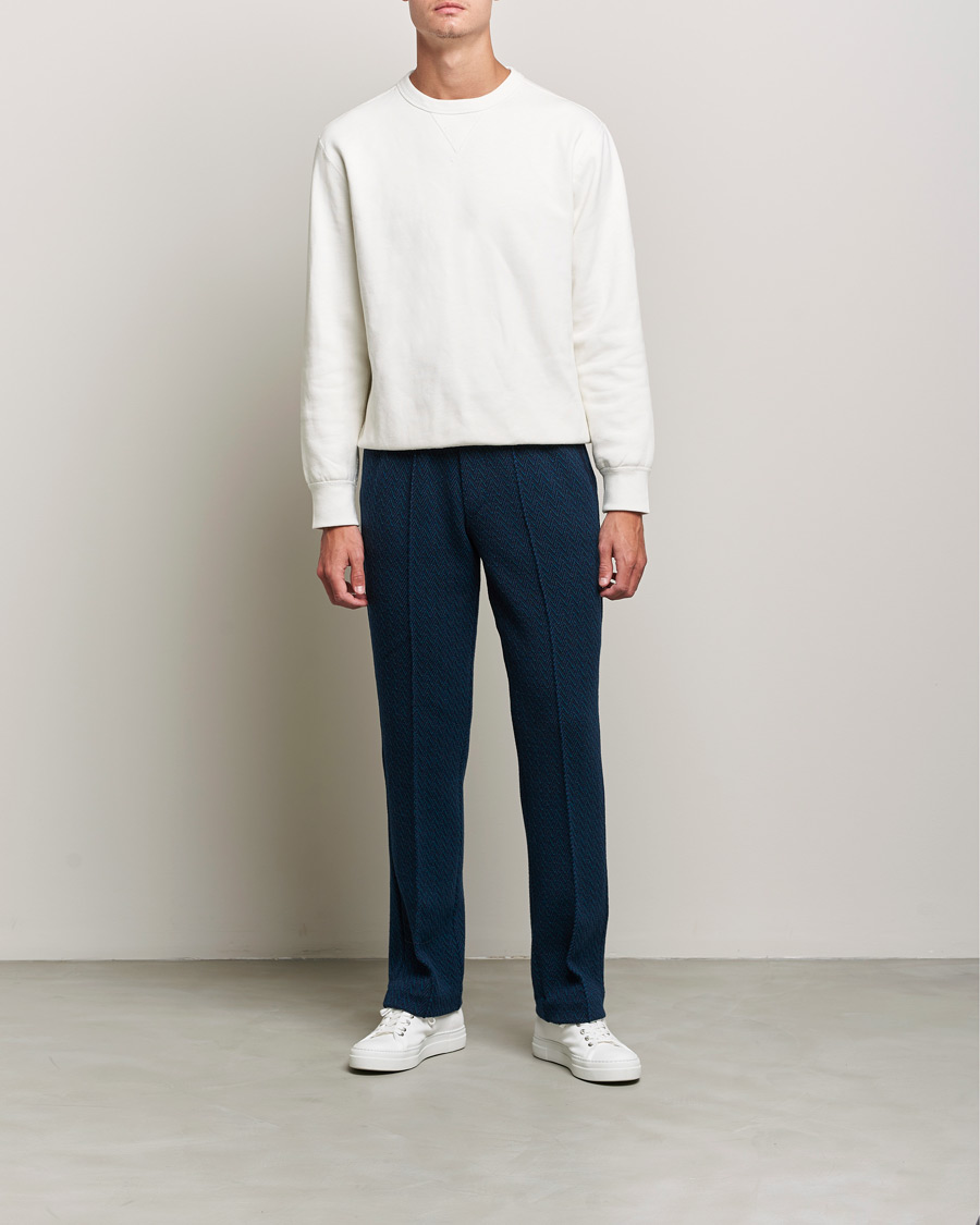 Hombres | Pantalones | Missoni | Zig Zag Knitted Trousers Navy