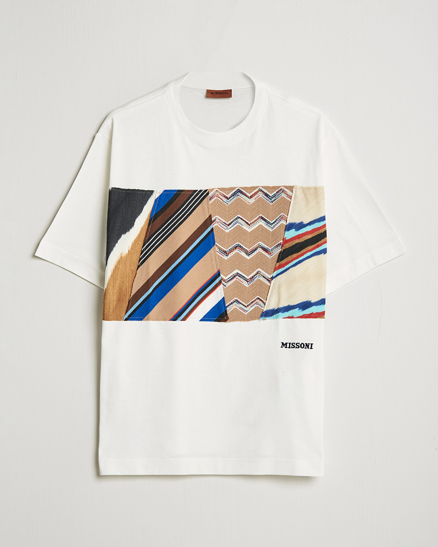 Hombres | Camisetas | Missoni | Patchwork T-Shirt White