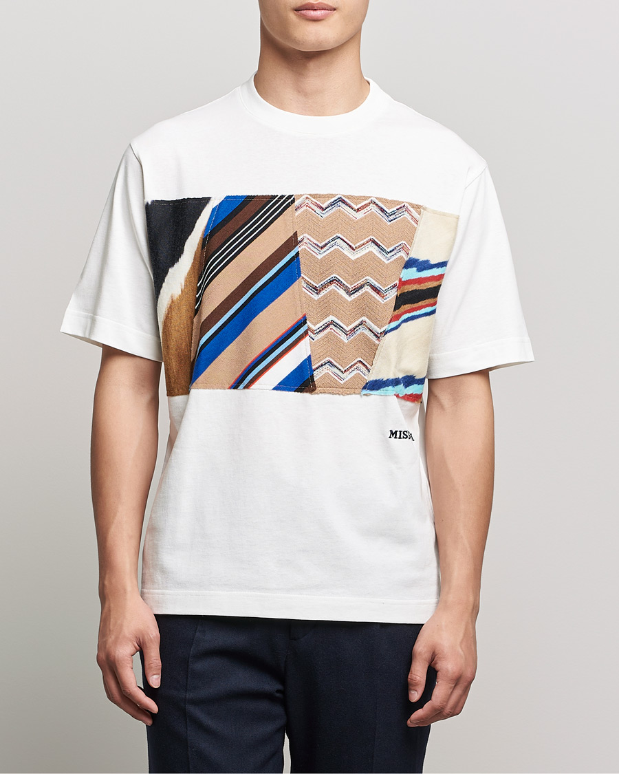 Hombres | Camisetas | Missoni | Patchwork T-Shirt White