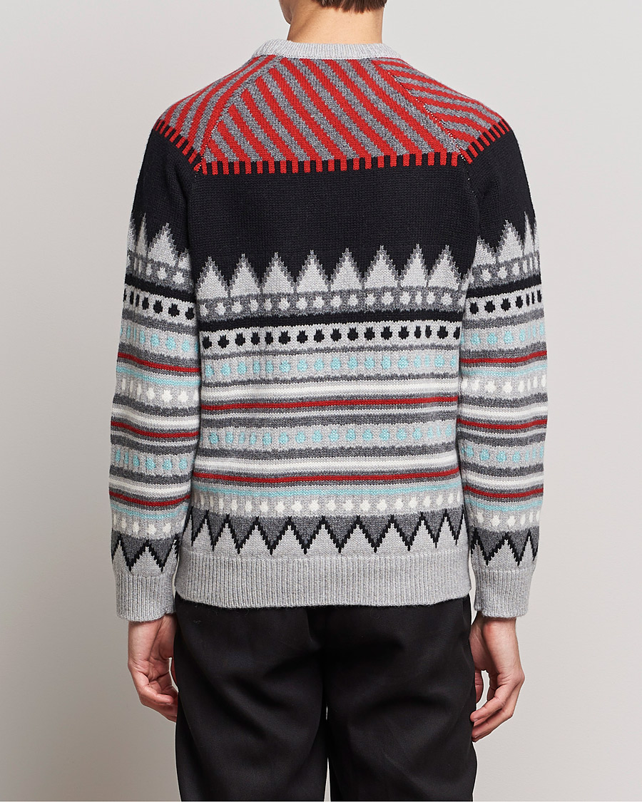 Hombres | Jerséis y prendas de punto | Missoni | Mountain Calling Jacquard Sweater Grey/Red