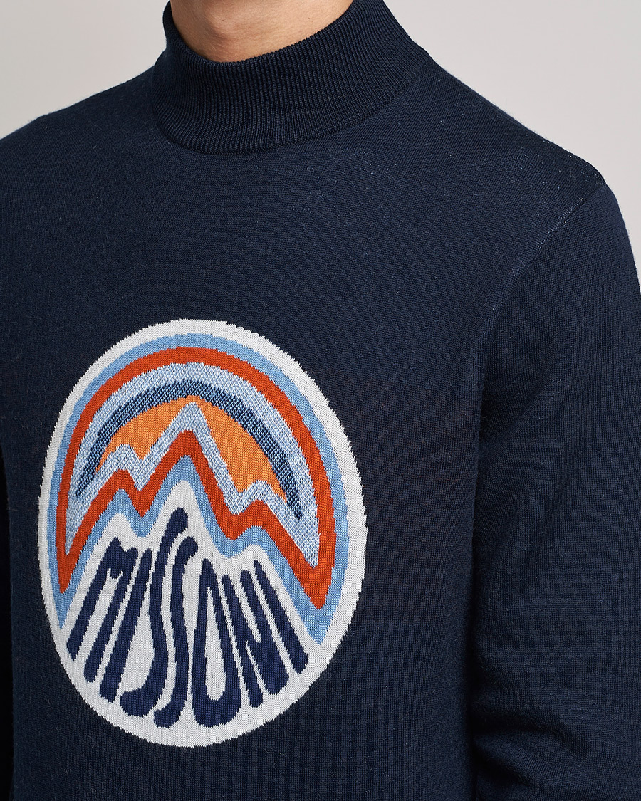 Hombres | Jerséis y prendas de punto | Missoni | Mountain Calling High Neck Navy