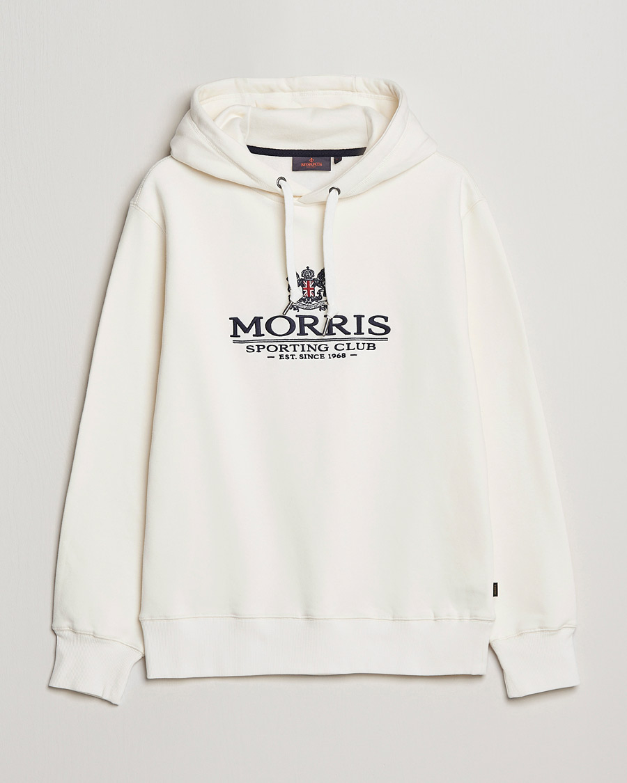 Hombres | Jerséis y prendas de punto | Morris | Trevor Logo Hoodie Off White