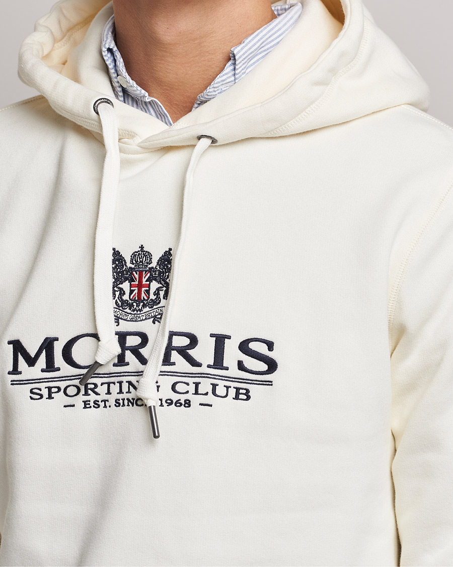 Hombres | Jerséis y prendas de punto | Morris | Trevor Logo Hoodie Off White