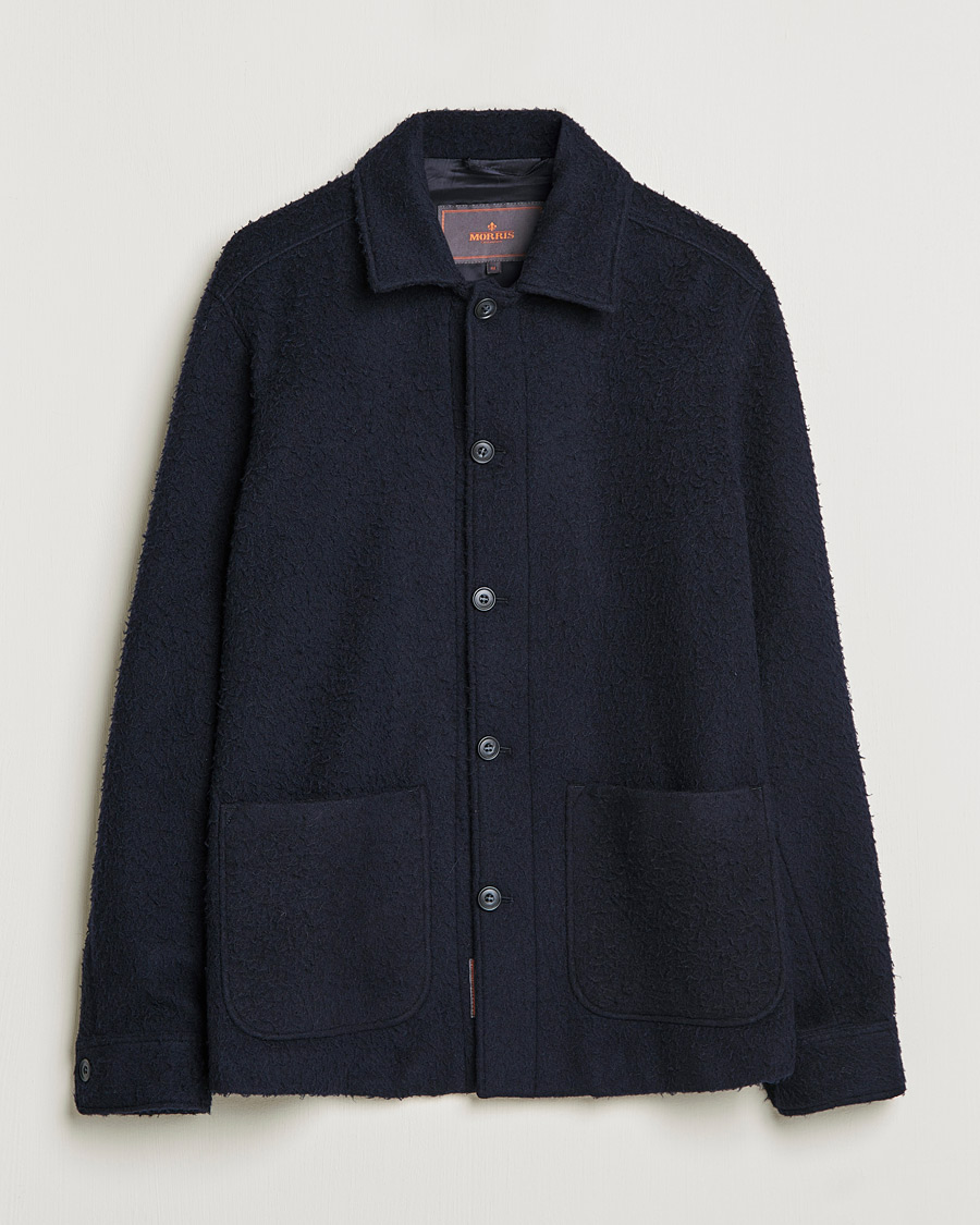 Hombres | Abrigos y chaquetas | Morris | Shaggy Shirt Jacket Navy