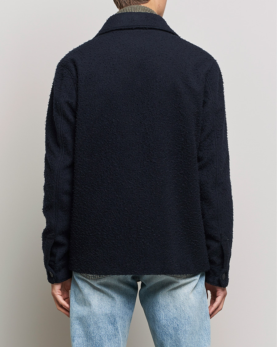 Hombres | Abrigos y chaquetas | Morris | Shaggy Shirt Jacket Navy