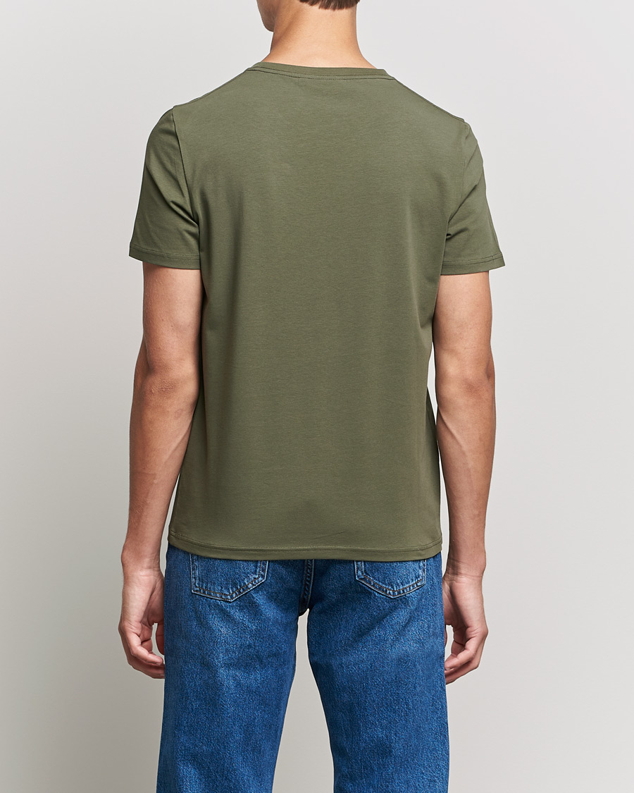 Hombres | Camisetas | Morris | James Crew Neck T-shirt Olive