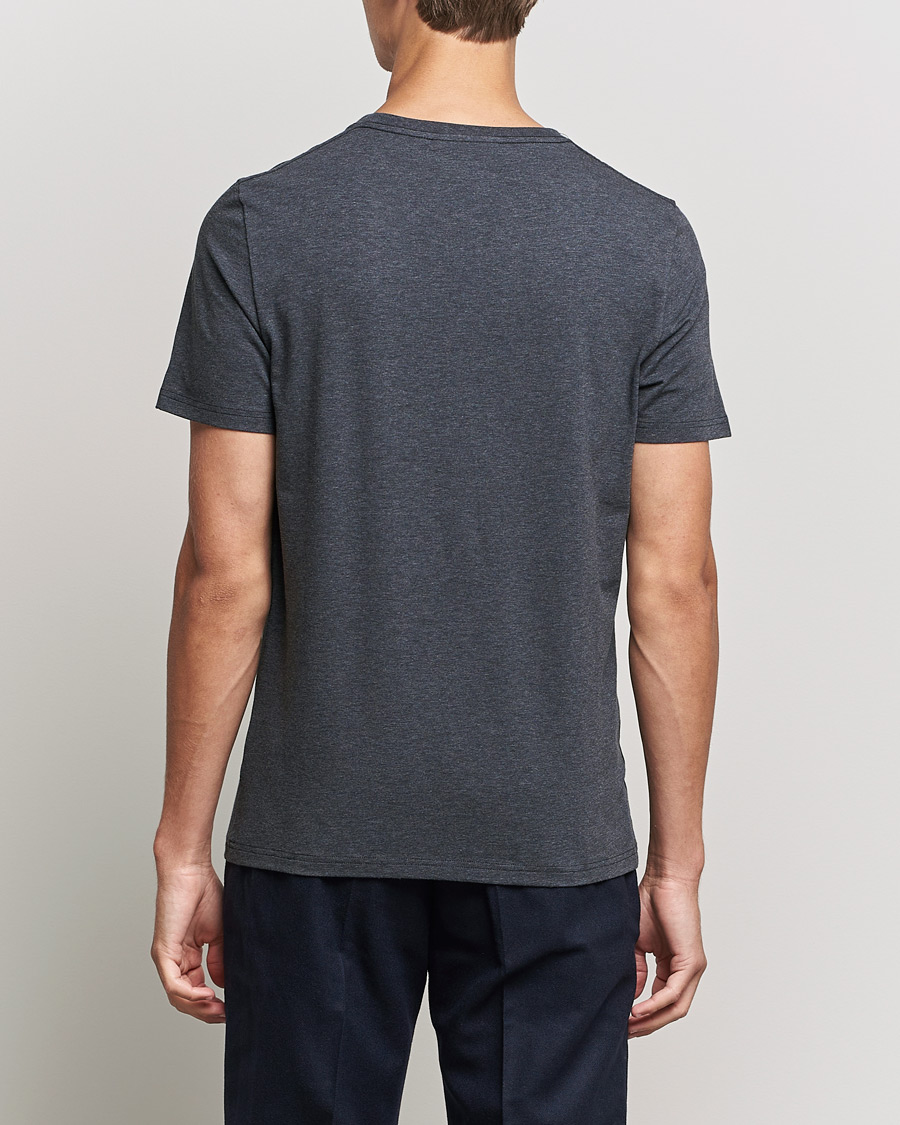 Hombres | Camisetas | Morris | James Crew Neck T-shirt Dark Grey