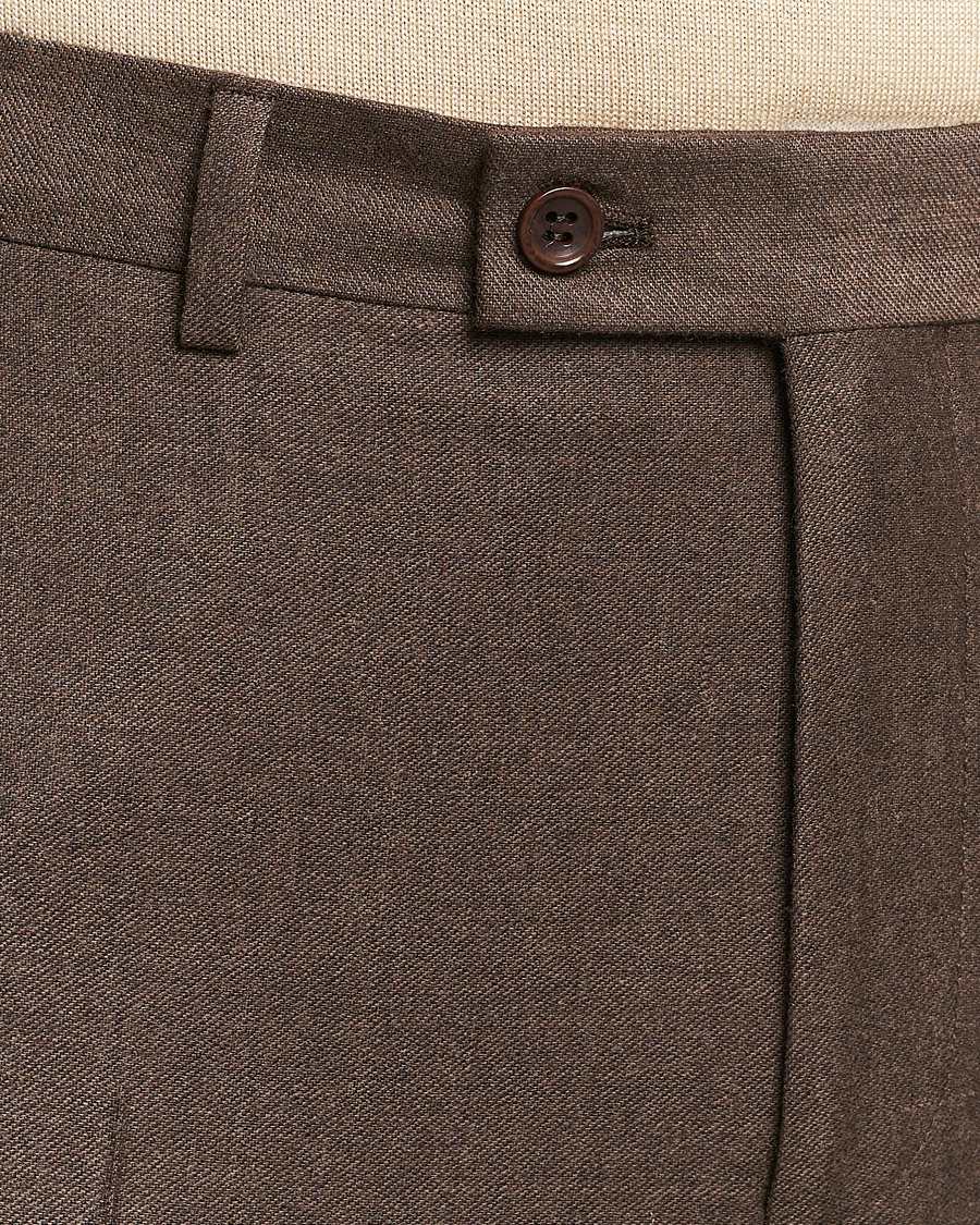 Hombres | Pantalones | Morris | Bobby Flannel Trousers Brown