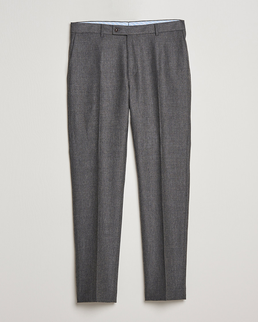 Hombres | Pantalones | Morris | Bobby Flannel Trousers Grey