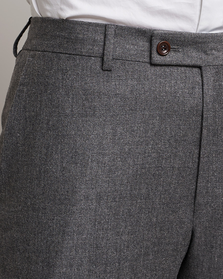 Hombres | Pantalones | Morris | Bobby Flannel Trousers Grey