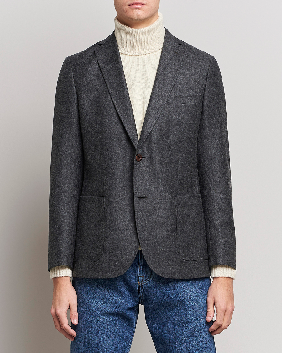 Hombres | Blazers | Morris | Archie Flannel Blazer Grey