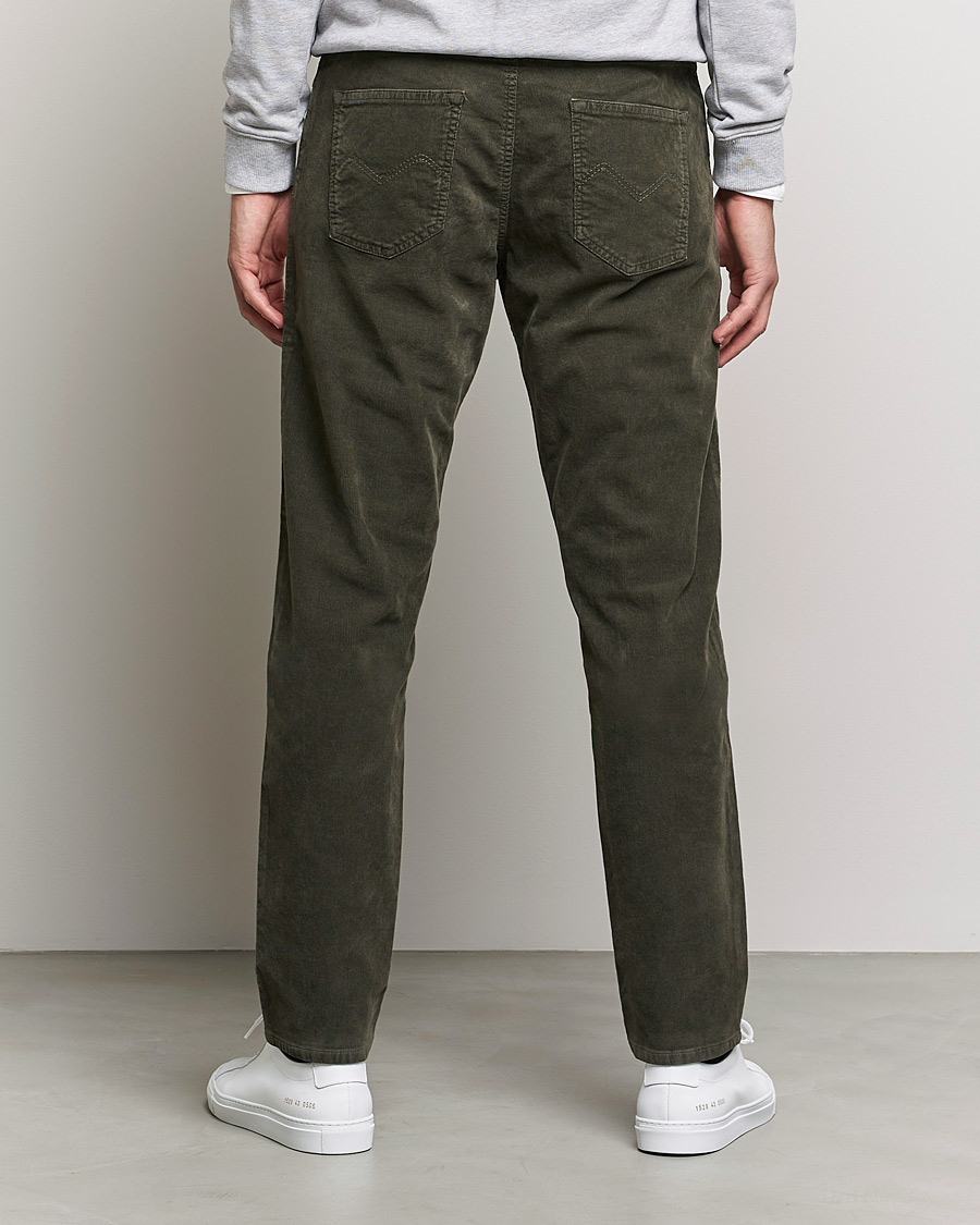 Hombres | Pantalones | Morris | James Corduroy 5-Pocket Pants Olive