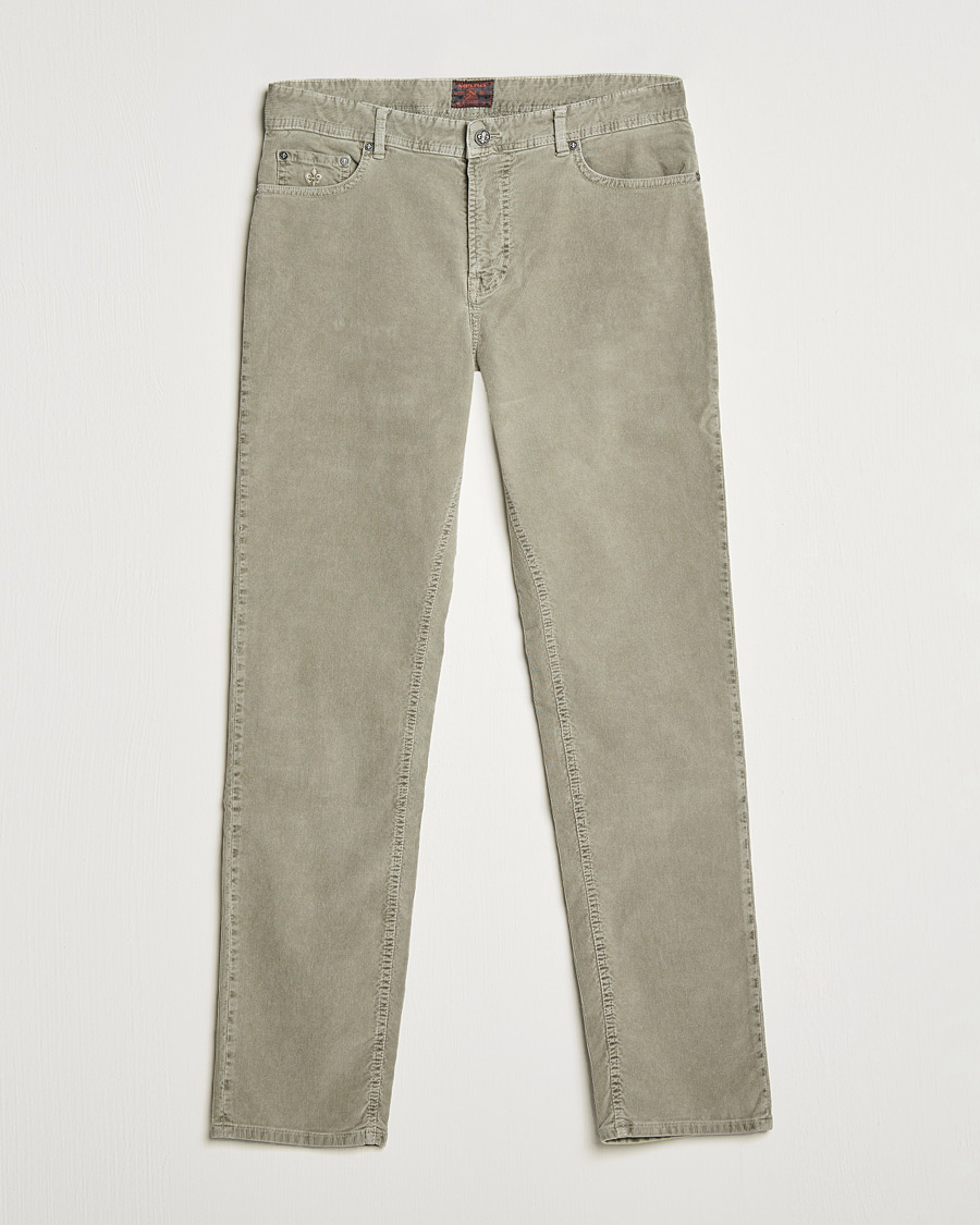 Hombres | Pantalones | Morris | James Corduroy 5-Pocket Pants Khaki Grey