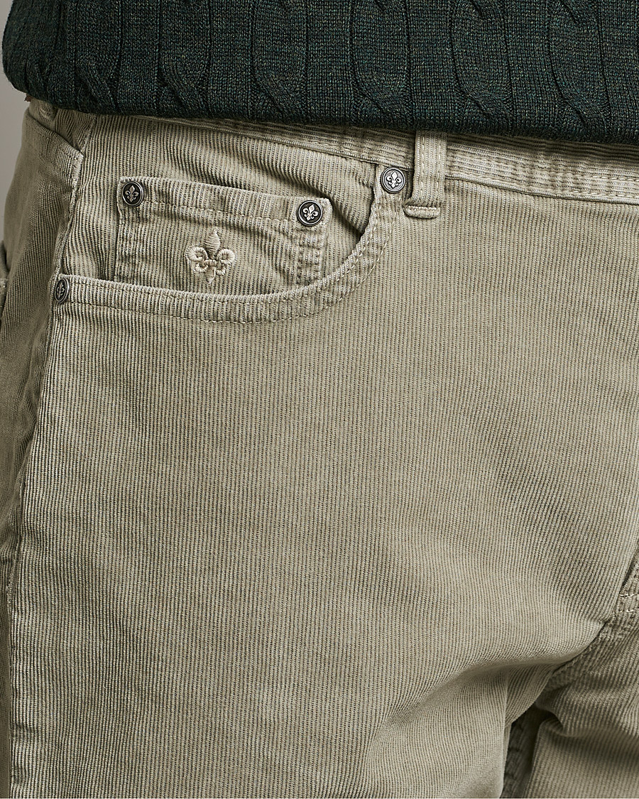Hombres | Pantalones | Morris | James Corduroy 5-Pocket Pants Khaki Grey