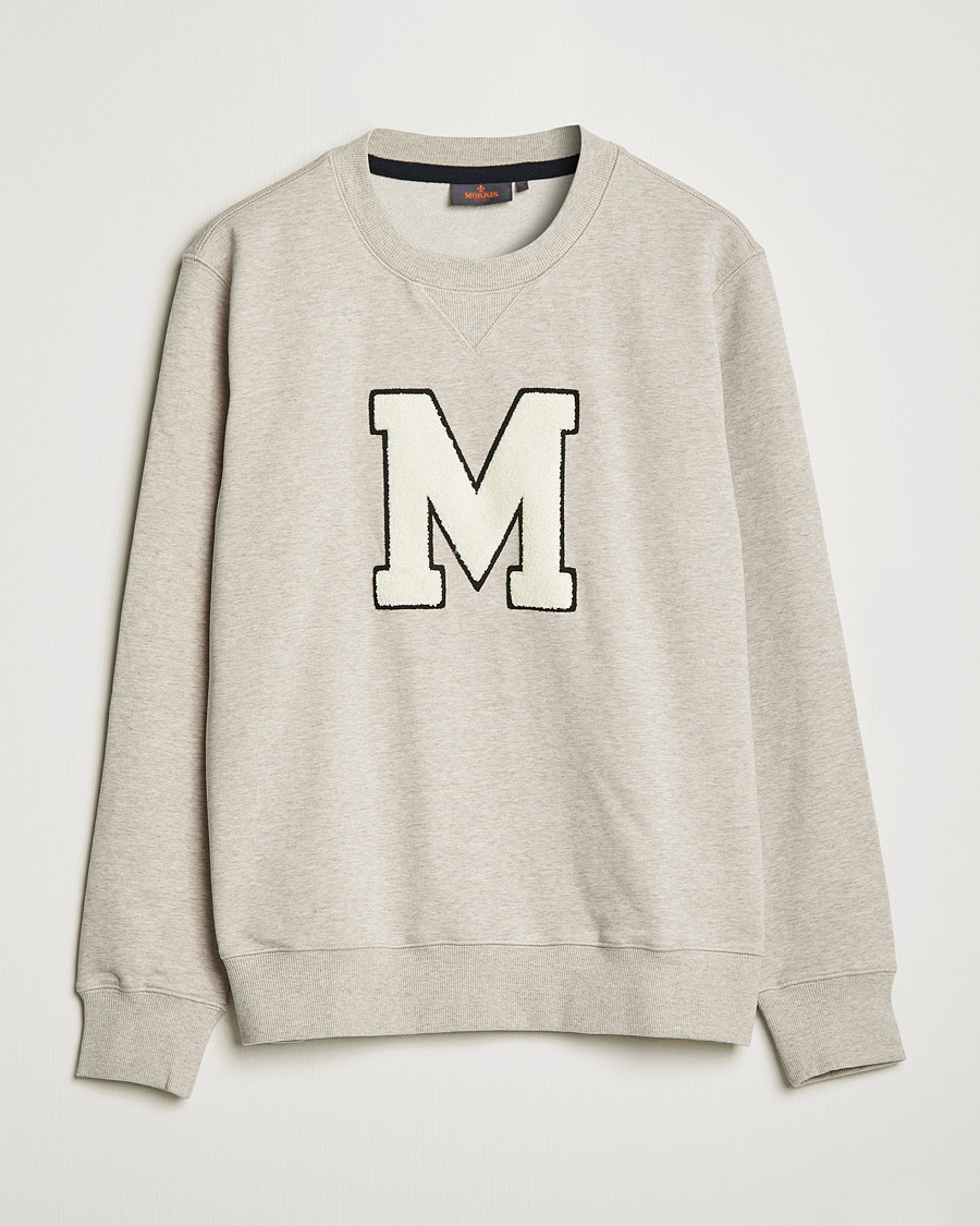 Hombres | Jerséis y prendas de punto | Morris | Leoni Logo Sweatshirt Khaki