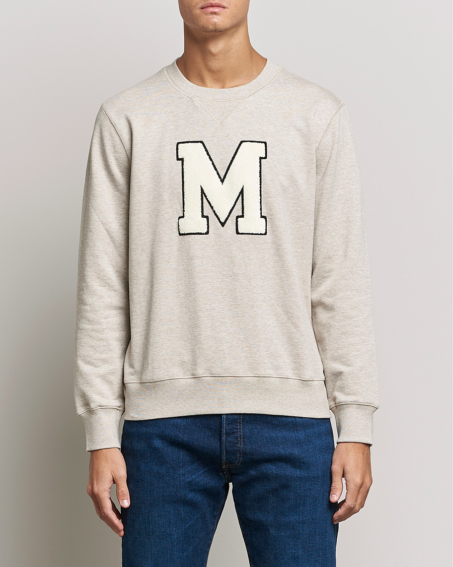 Hombres | Jerséis y prendas de punto | Morris | Leoni Logo Sweatshirt Khaki