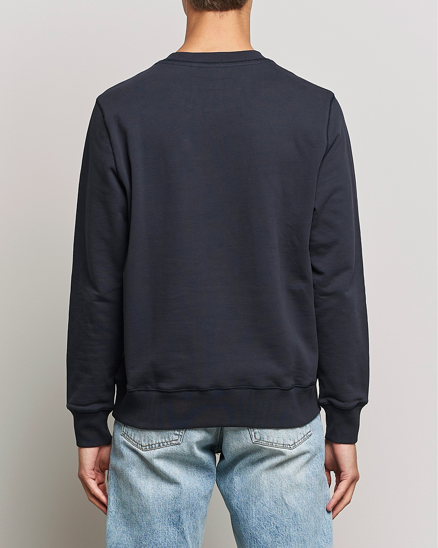 Hombres | Jerséis y prendas de punto | Morris | Leoni Logo Sweatshirt Old Blue