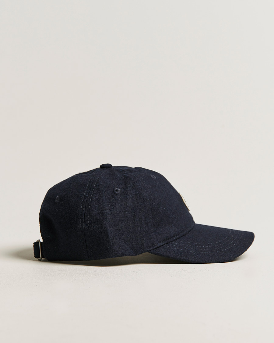Hombres | Morris Archie Flannel Felt Cap Navy | Morris | Archie Flannel Felt Cap Navy