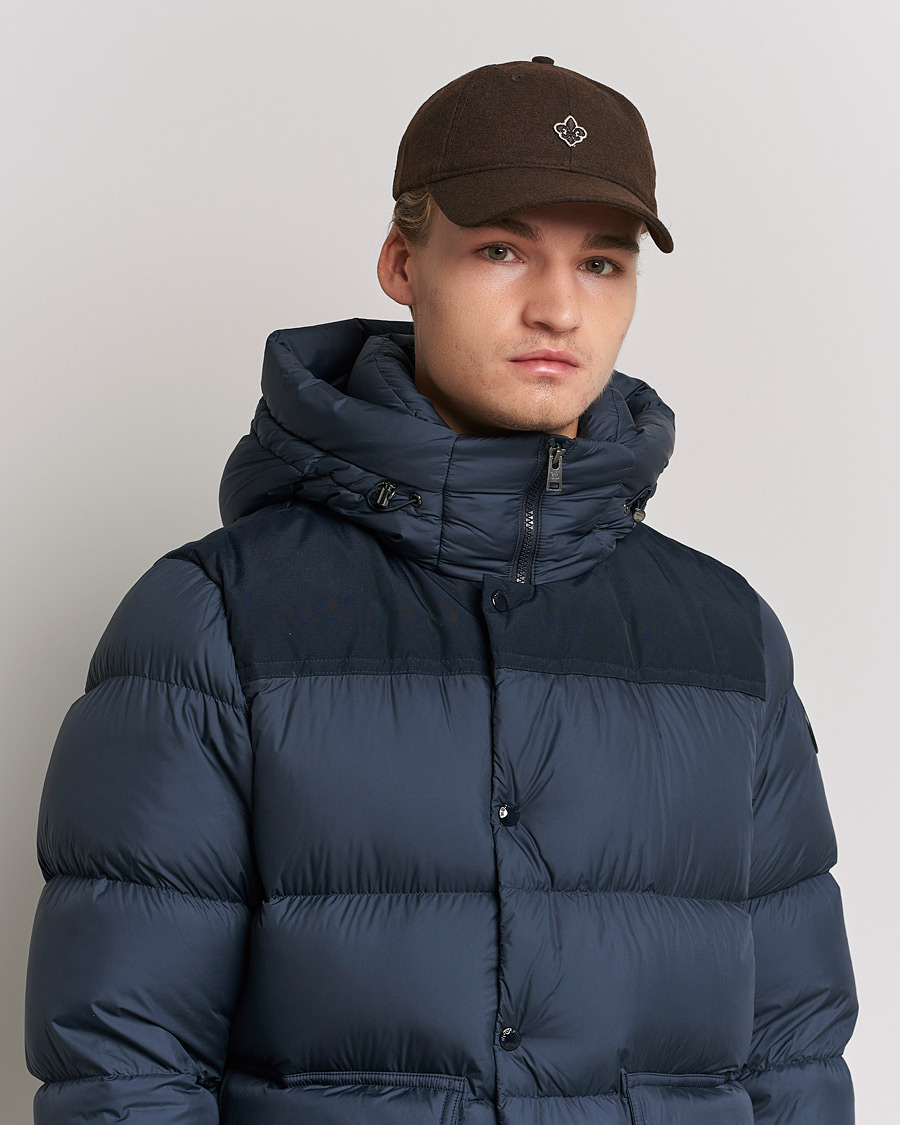 Hombres | Morris Archie Flannel Felt Cap Brown | Morris | Archie Flannel Felt Cap Brown