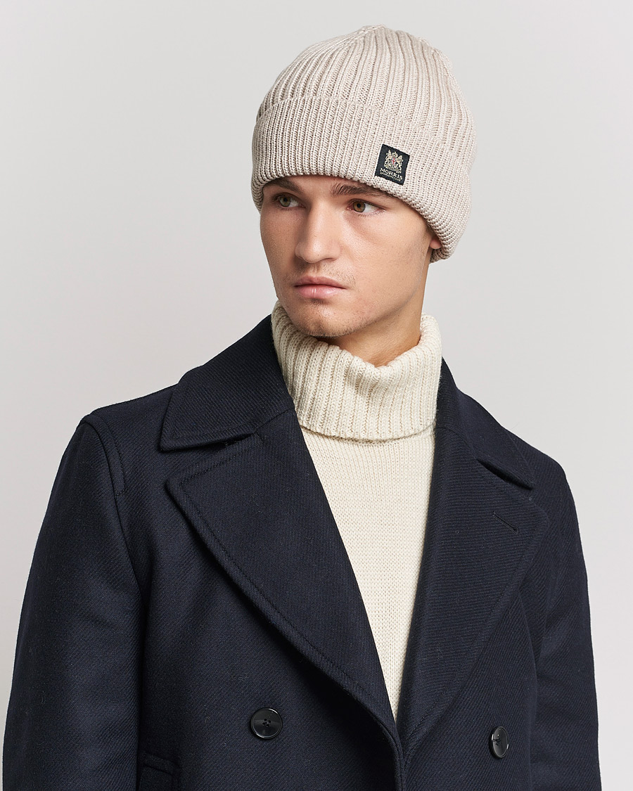 Hombres | Morris Travor Merino Beanie Khaki | Morris | Travor Merino Beanie Khaki