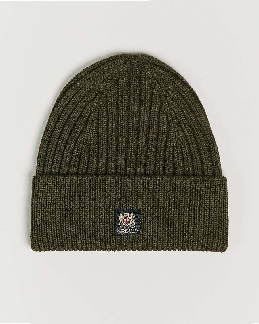 Hombres | Morris Travor Merino Beanie Olive | Morris | Travor Merino Beanie Olive