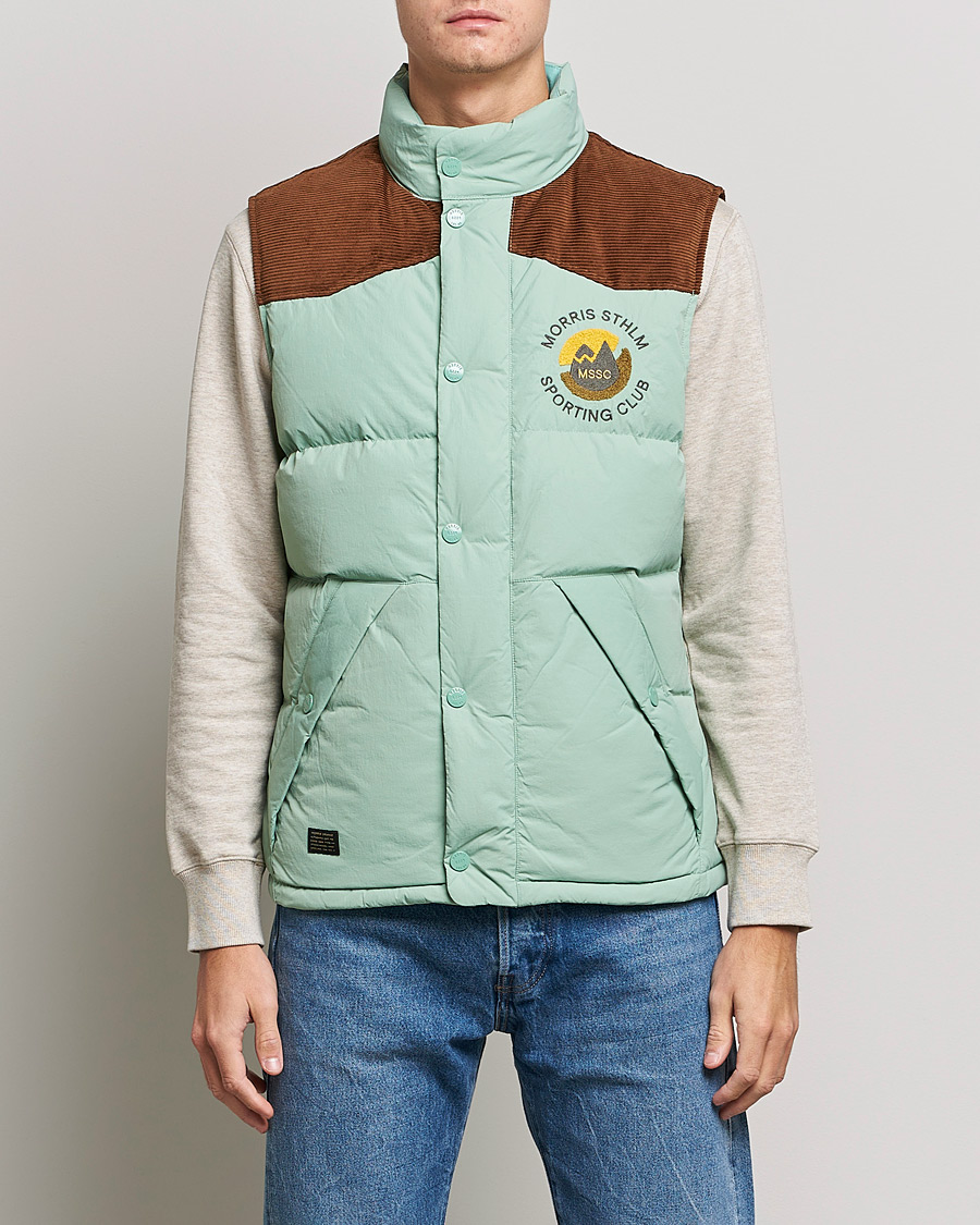 Hombres | Abrigos y chaquetas | Morris | Holborn Down Vest Green
