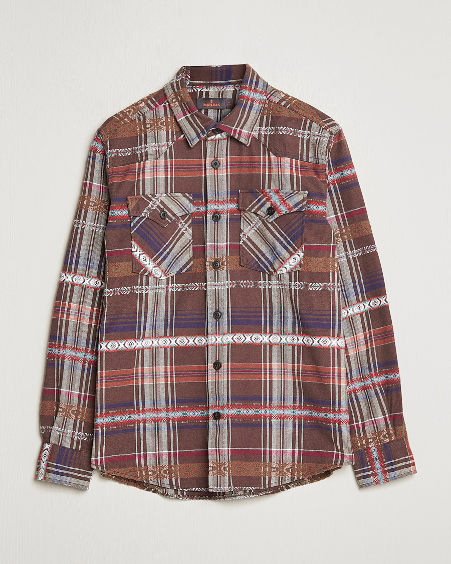 Hombres | Camisas | Morris | Walton Inca Overshirt Brown